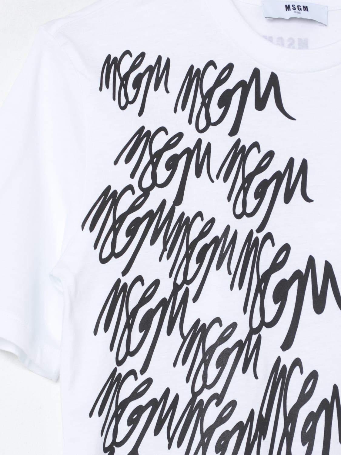 MSGM KIDS T-SHIRT: T-shirt enfant MSGM Kids, Blanc - Img 3