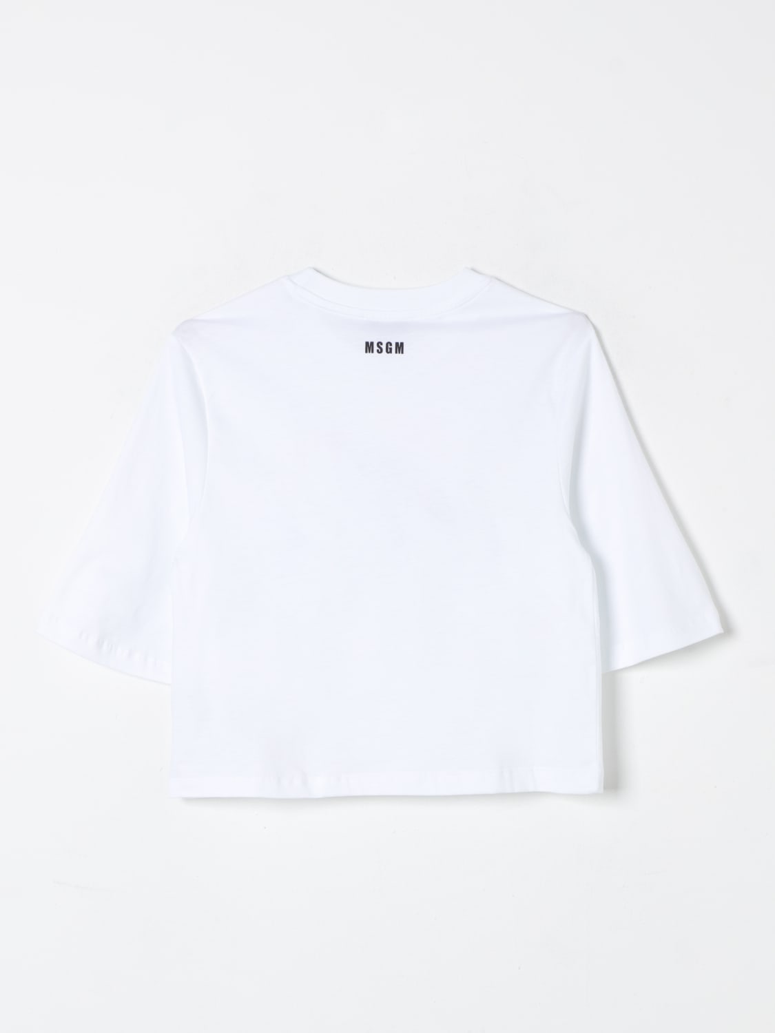 MSGM KIDS T-SHIRT: T-shirt kids MSGM Kids, White - Img 2