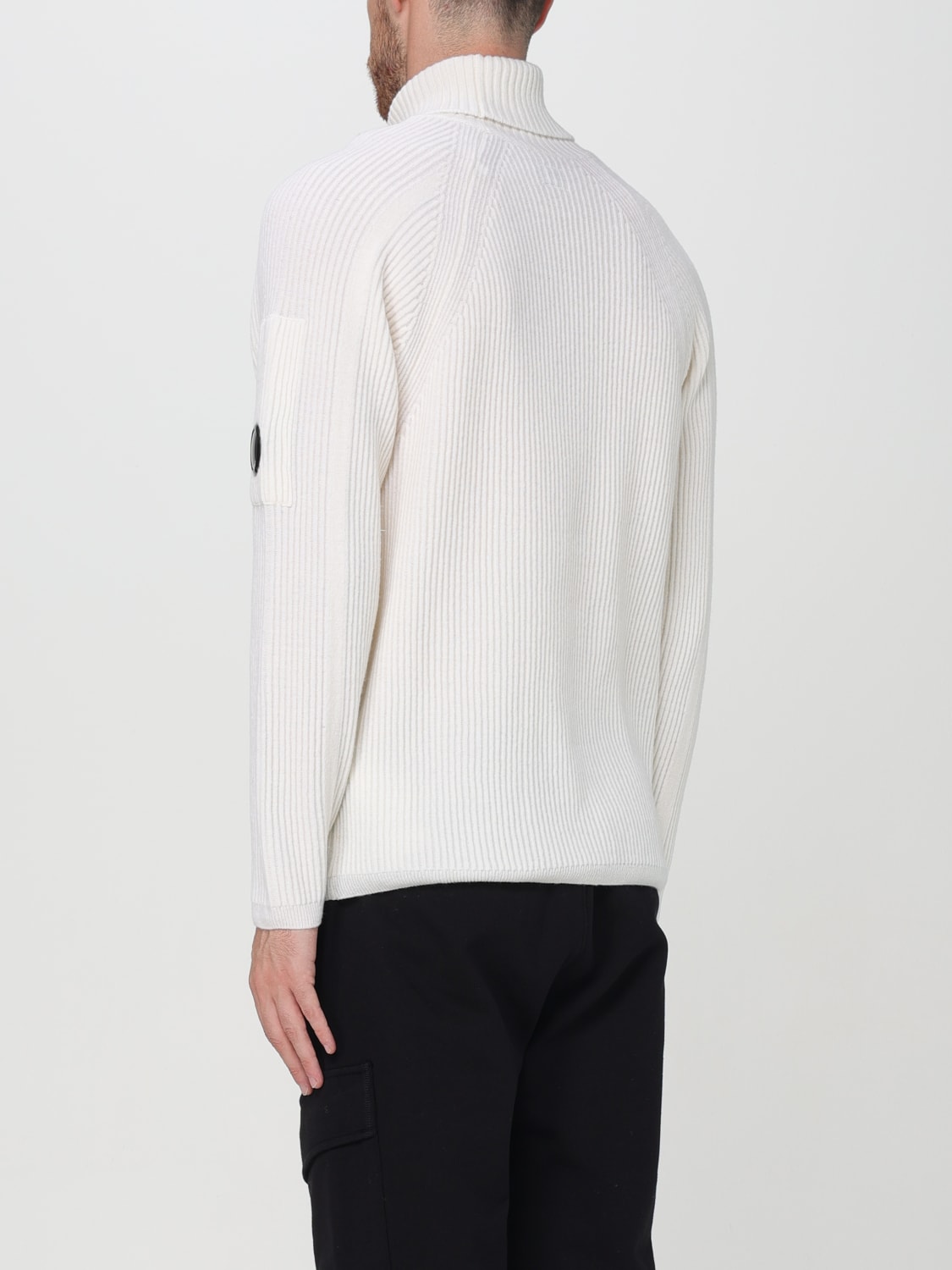 C.P. COMPANY SWEATER: Sweater men C.P. Company, Yellow Cream - Img 3