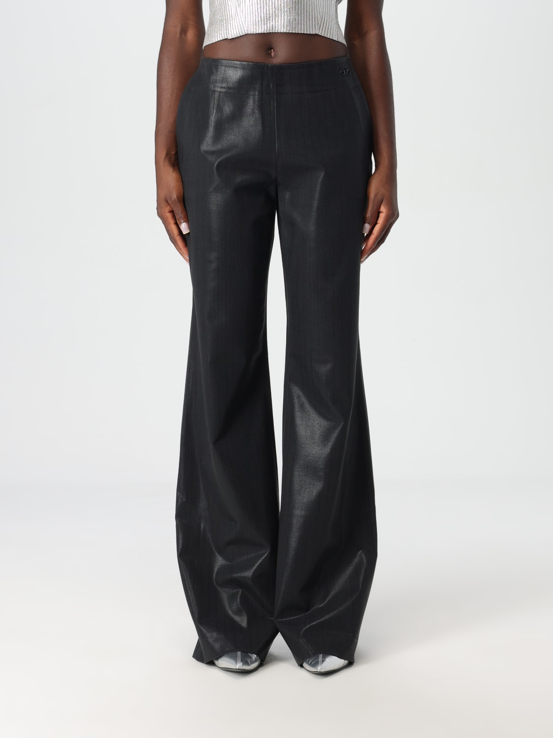 DIESEL PANTS: Pants woman Diesel, Black - Img 1