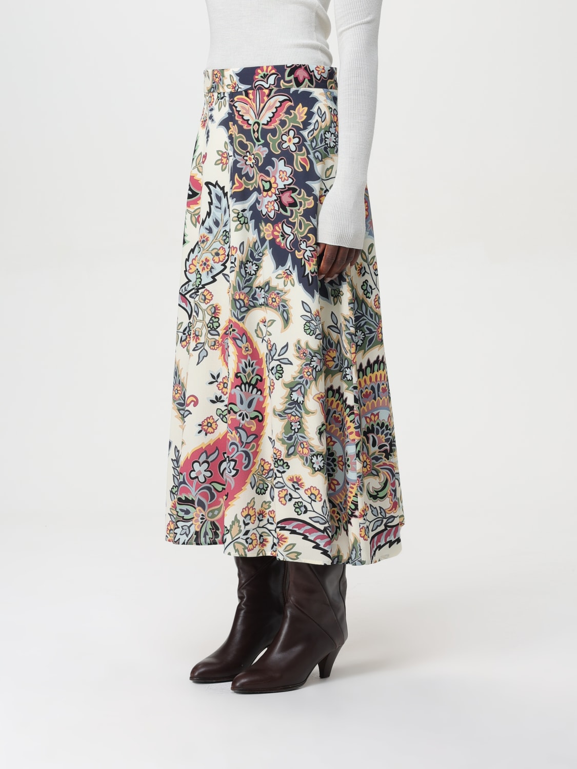 ETRO SKIRT: Skirt woman Etro, Beige - Img 4