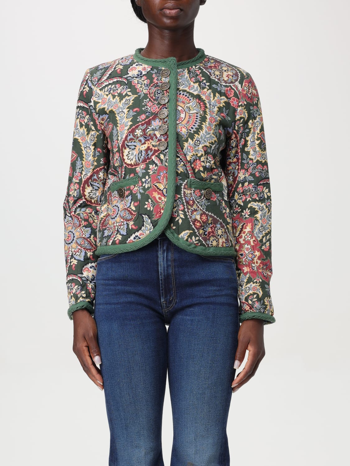 ETRO JACKET: Jacket woman Etro, Green - Img 1