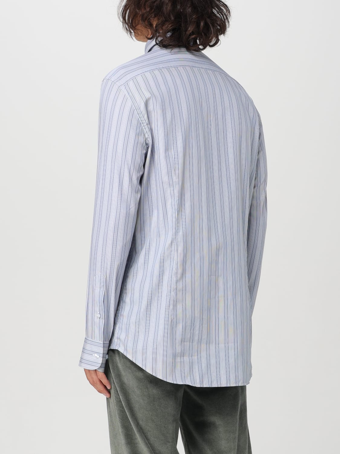ETRO CAMICIA: Camicia Etro in popeline di cotone a righe , Rigato - Img 3