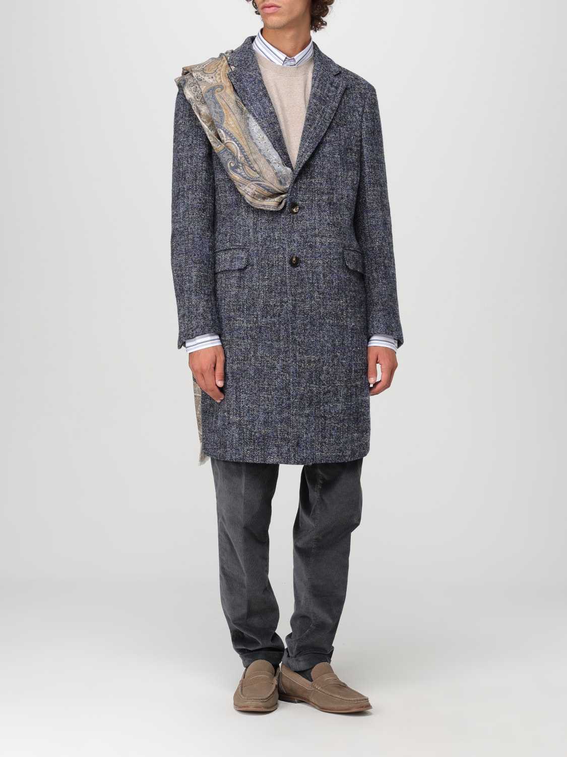 ETRO COAT: Coat men Etro, Multicolor - Img 2