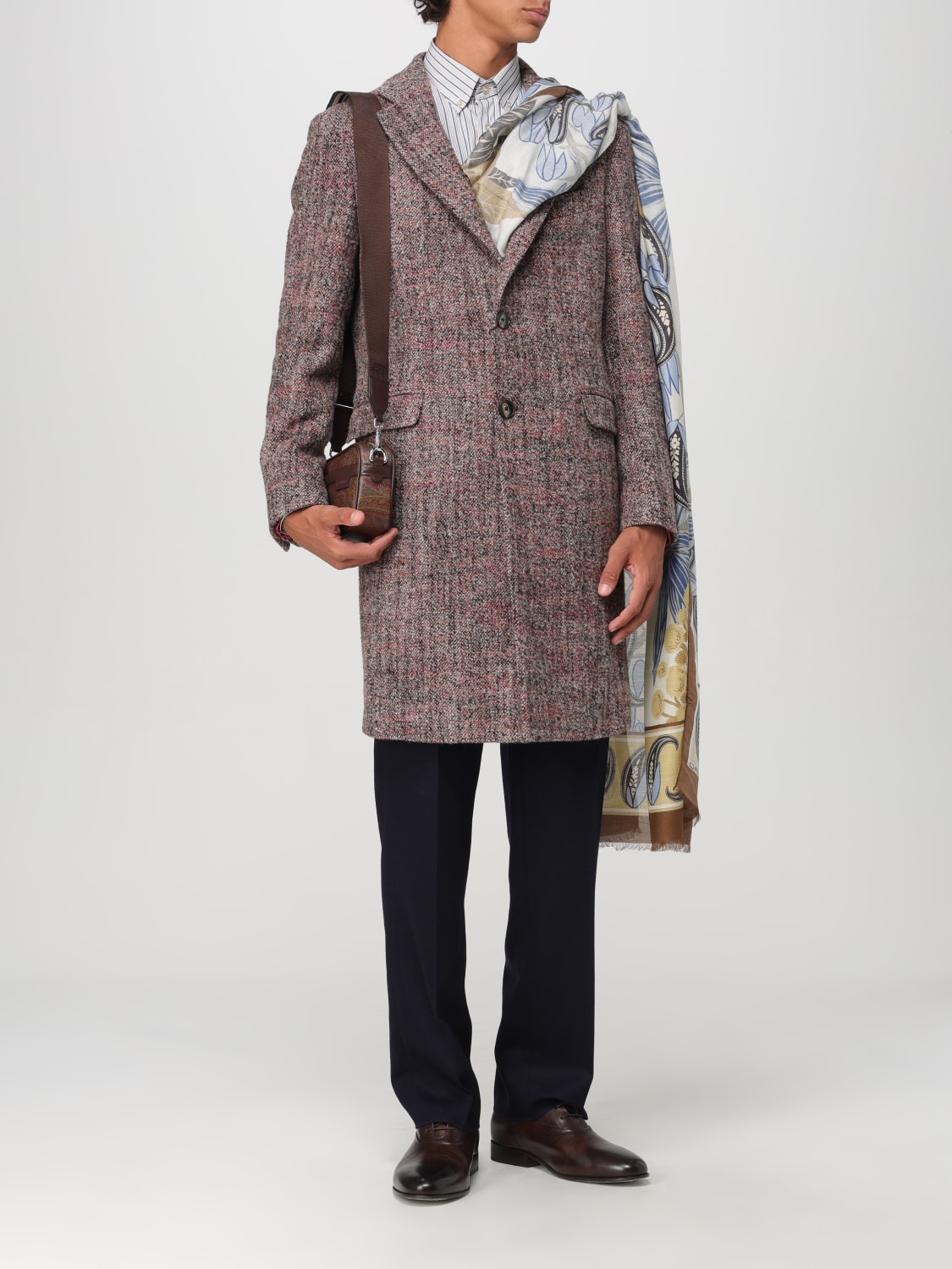 ETRO COAT: Coat men Etro, Beige - Img 2