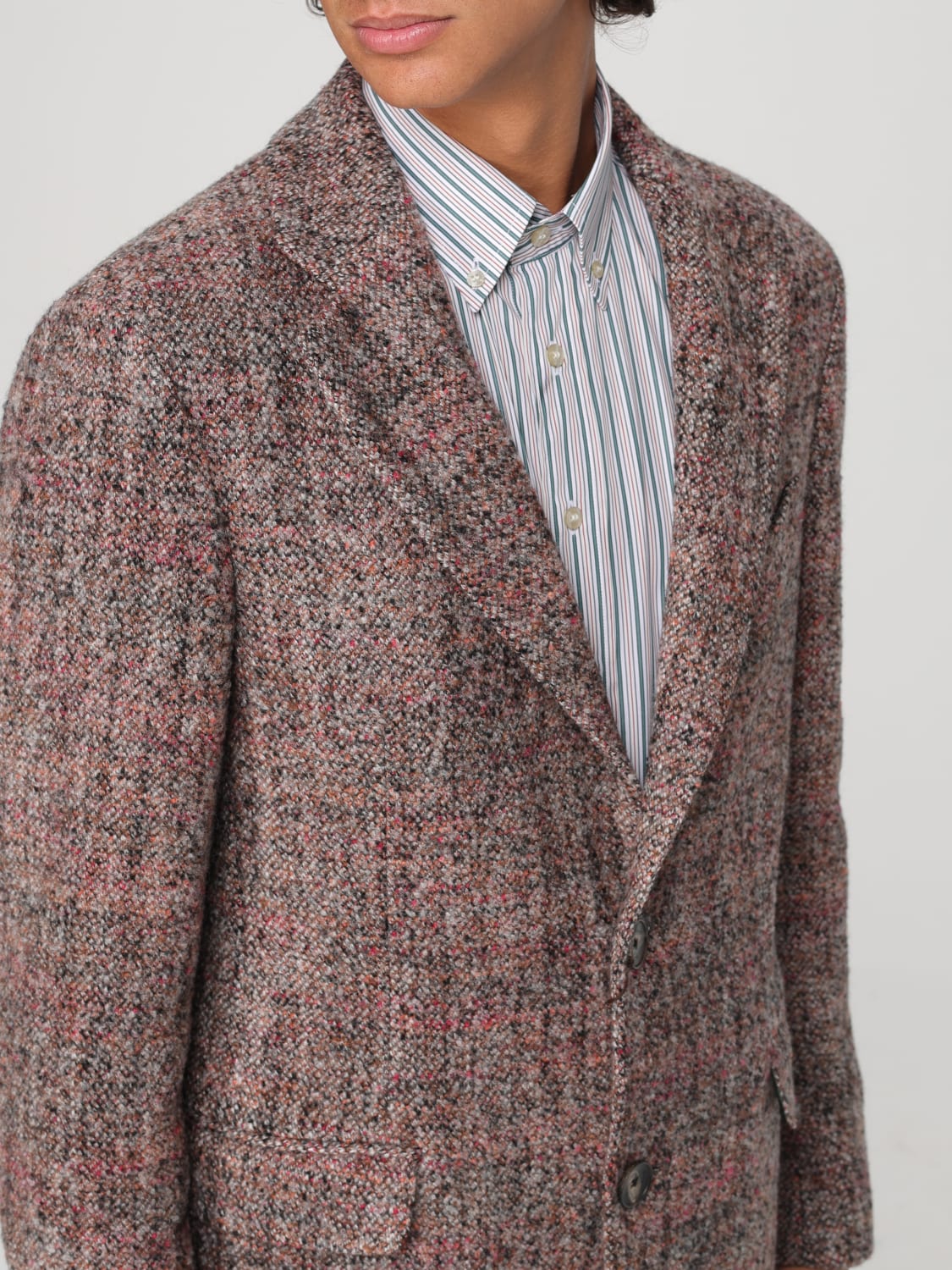 ETRO COAT: Coat men Etro, Beige - Img 5