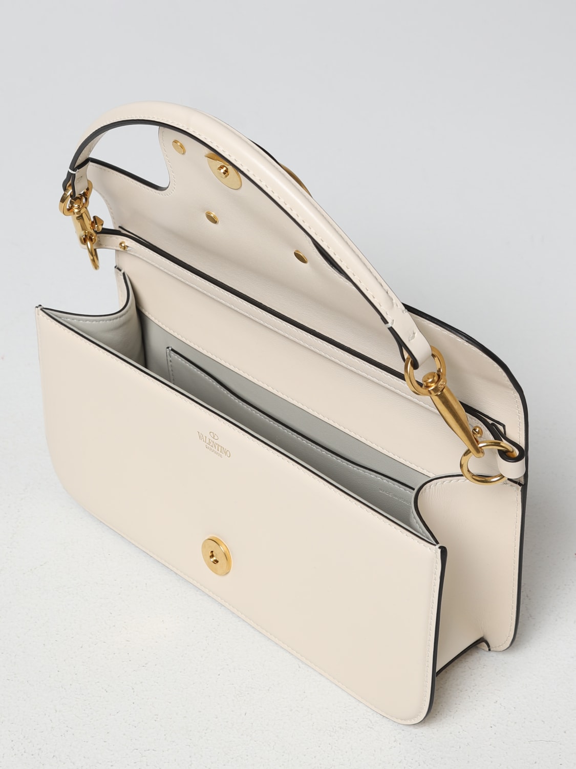 VALENTINO GARAVANI: Shoulder bag woman - Ivory | Valentino