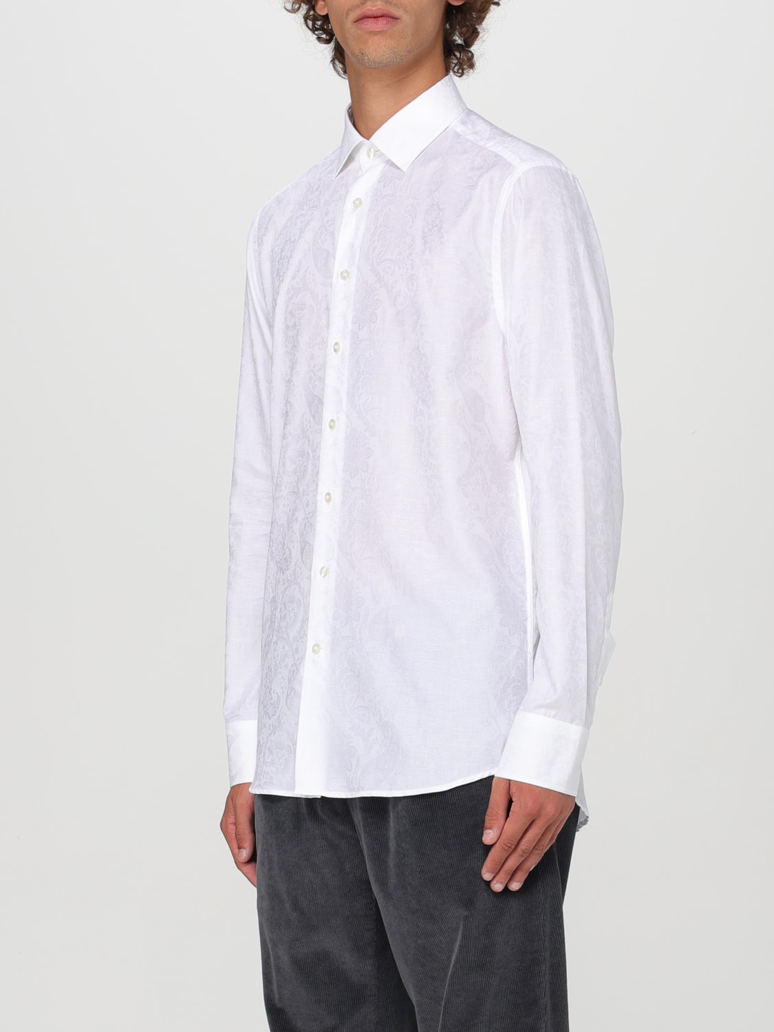 ETRO SHIRT: Shirt men Etro, White - Img 4