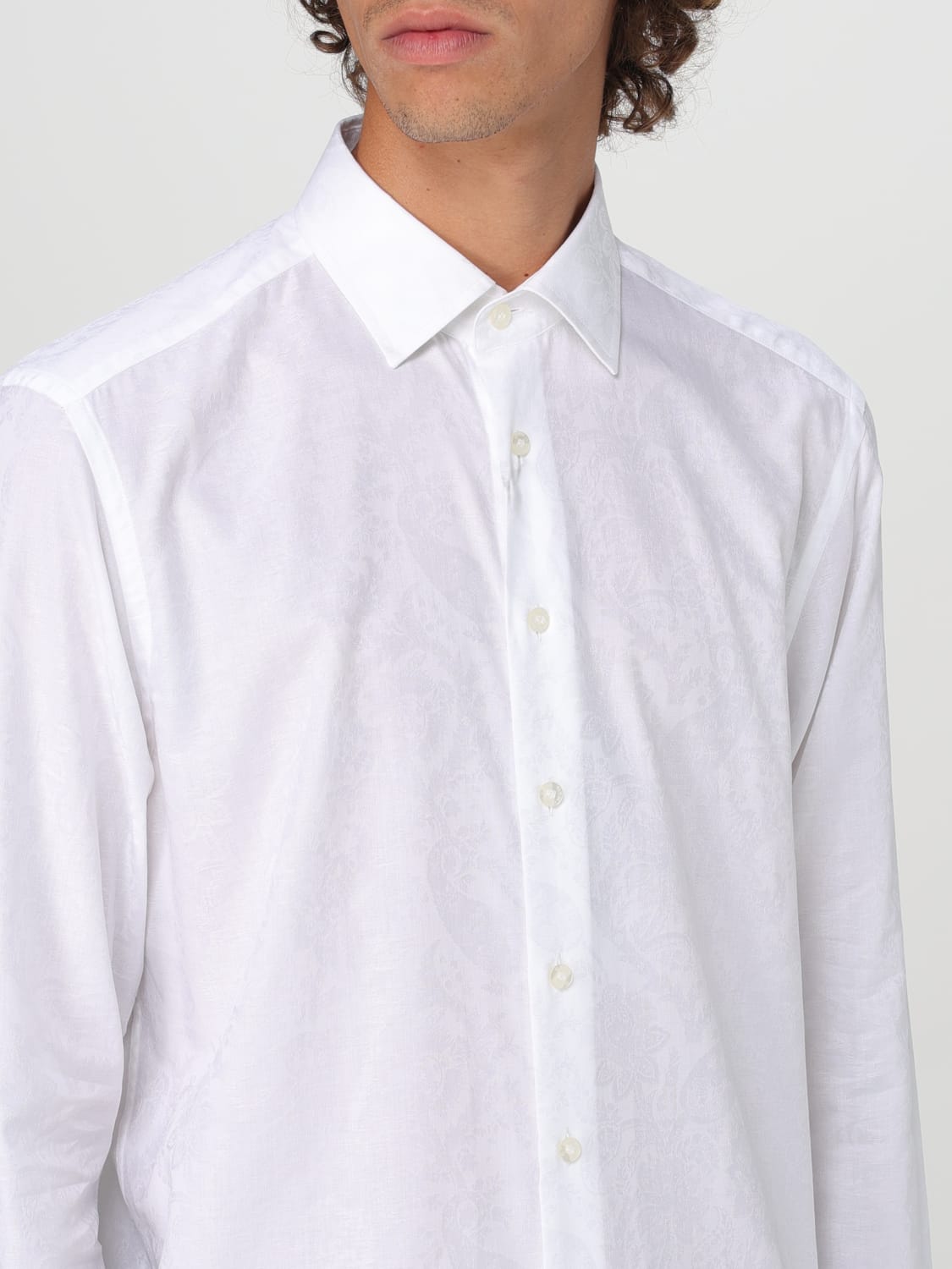 ETRO SHIRT: Shirt men Etro, White - Img 5