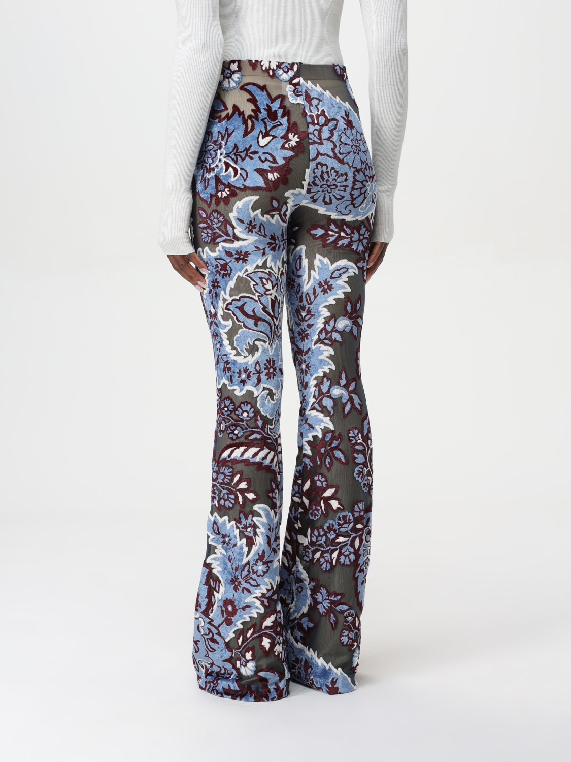 ETRO PANTS: Pants woman Etro, Blue - Img 3