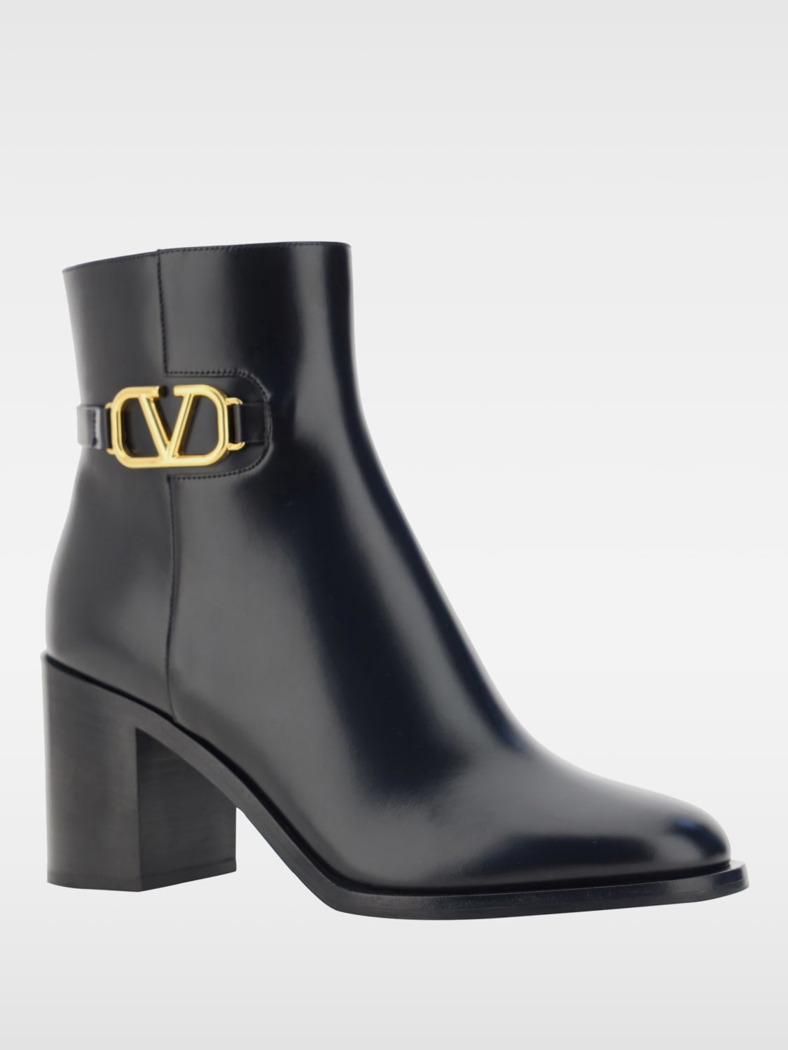 VALENTINO GARAVANI FLAT ANKLE BOOTS: Boots woman Valentino Garavani, Black - Img 2