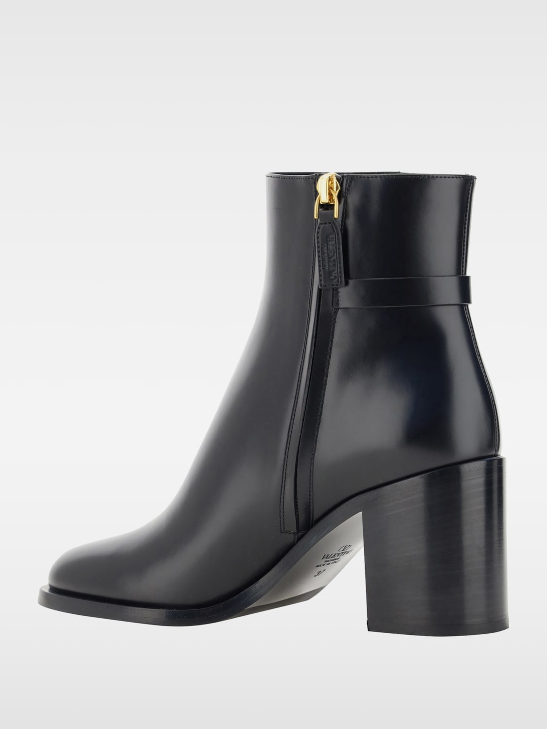 VALENTINO GARAVANI FLAT ANKLE BOOTS: Boots woman Valentino Garavani, Black - Img 3