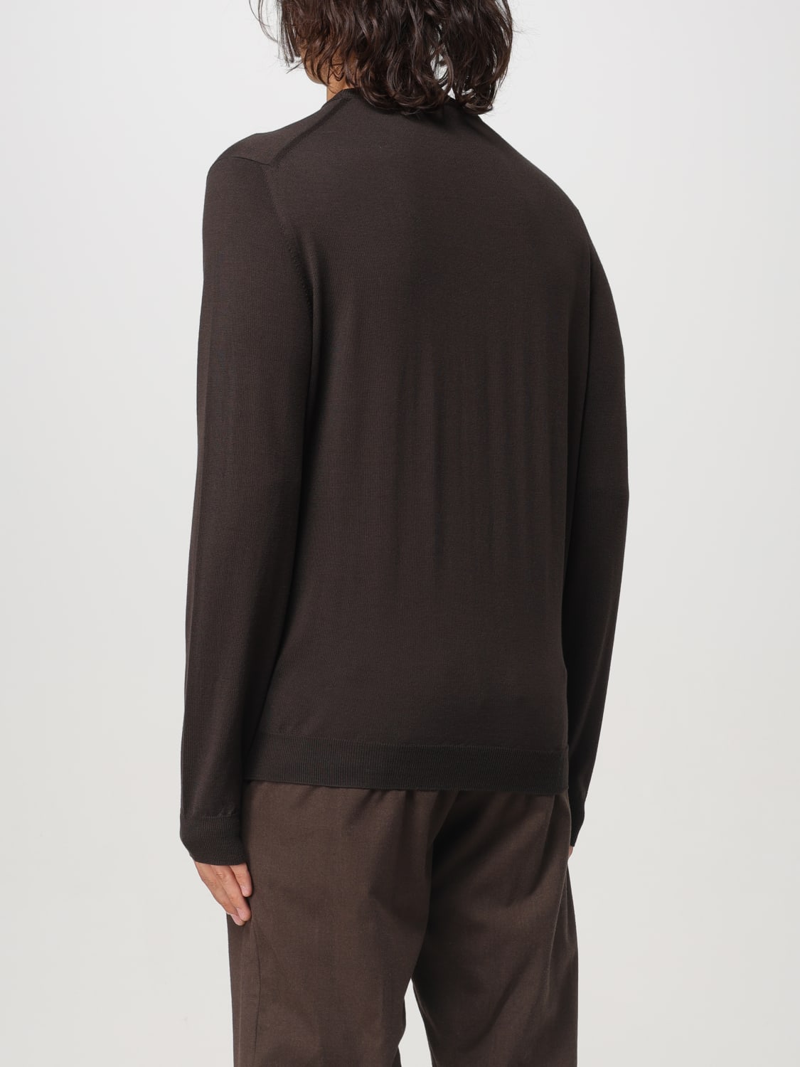 ZANONE PULL: Sweatshirt homme Zanone, Marron - Img 2