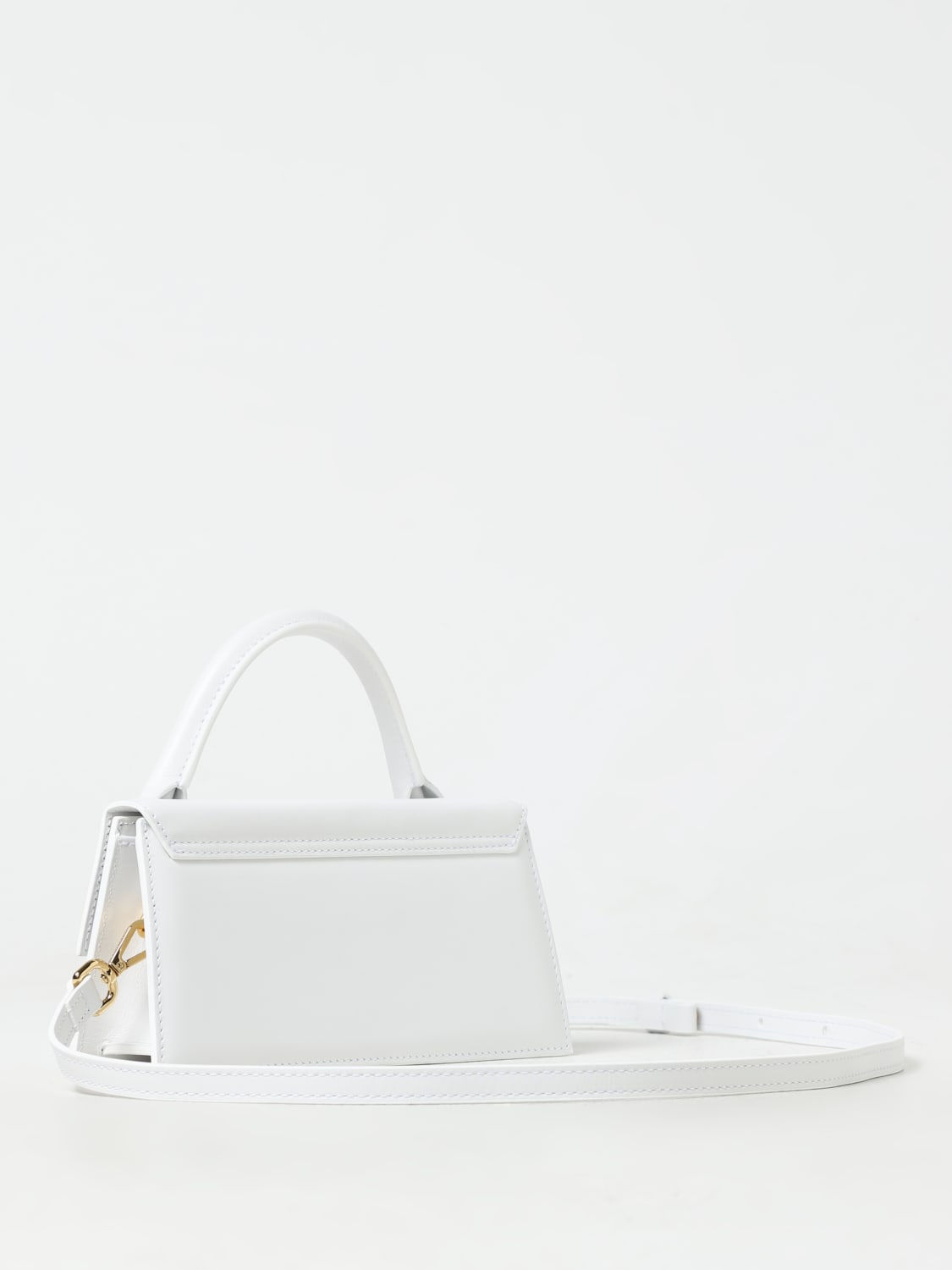 JACQUEMUS: Shoulder bag woman - White | Jacquemus mini bag