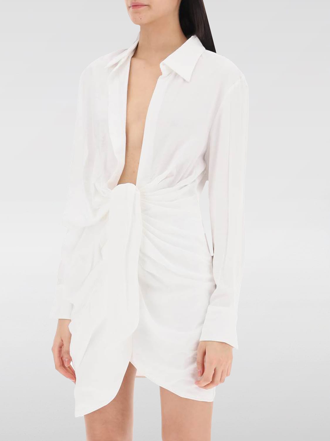 JACQUEMUS DRESS: Dress woman Jacquemus, White - Img 3