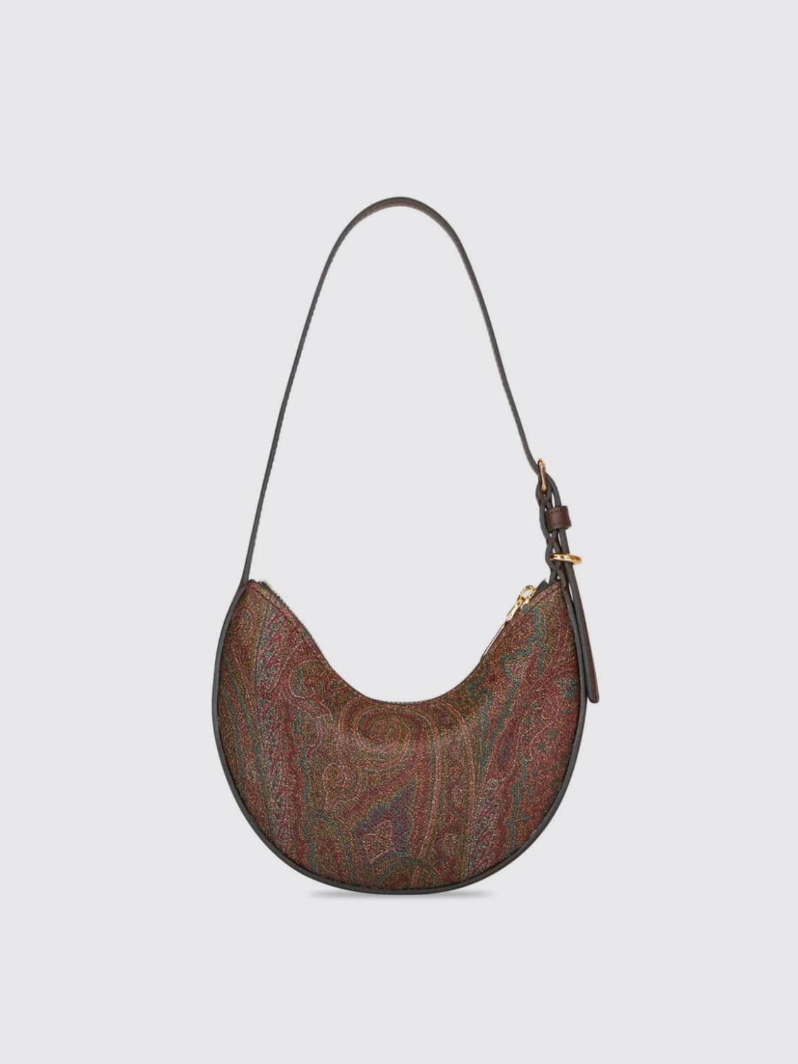 ETRO MINI BAG: Shoulder bag woman Etro, Brown - Img 2