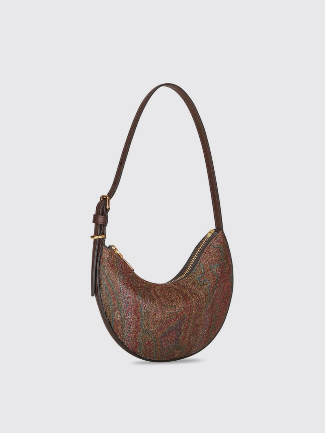 ETRO MINI BAG: Shoulder bag woman Etro, Brown - Img 3