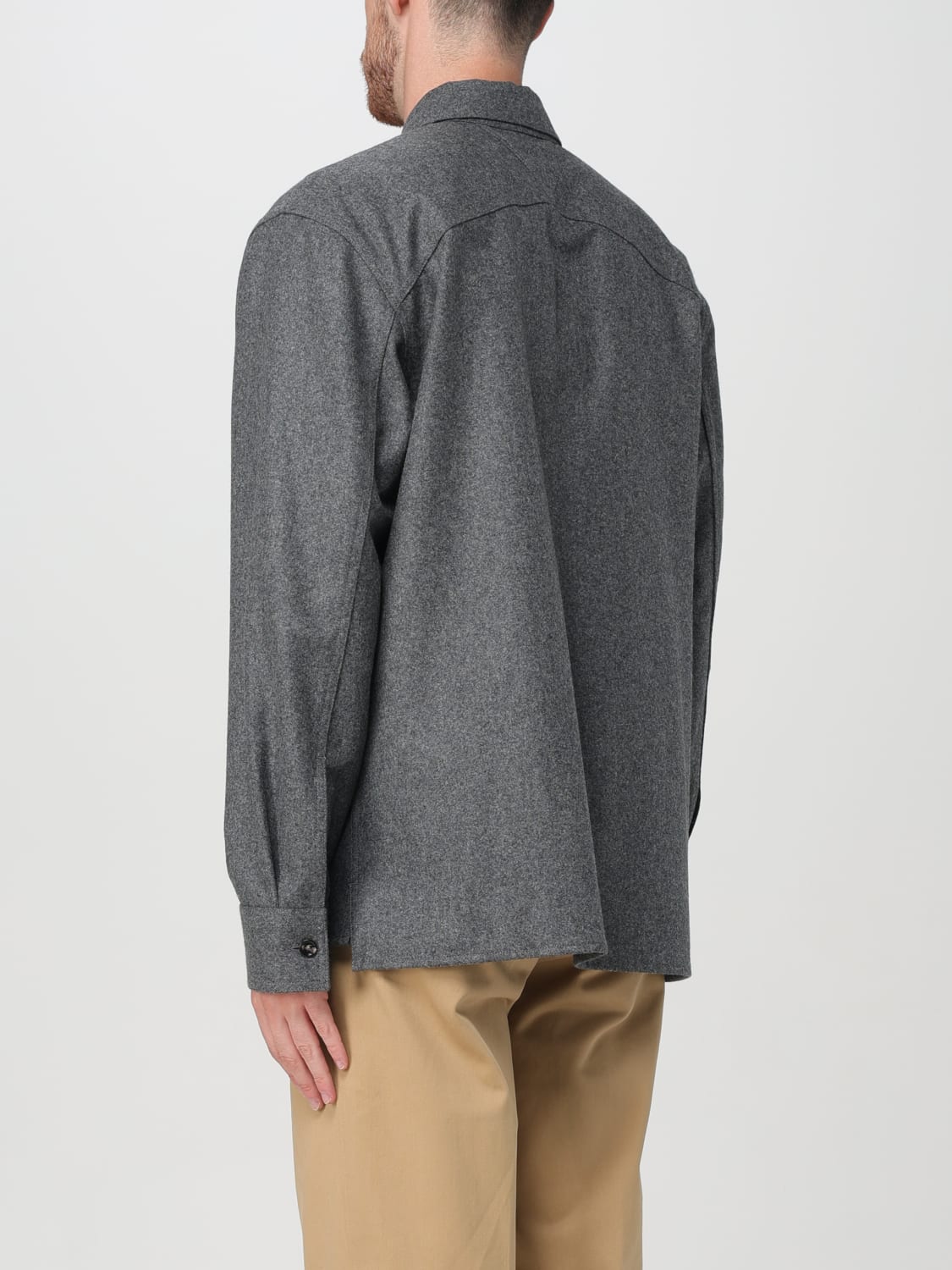 BOTTEGA VENETA SHIRT: Shirt men Bottega Veneta, Grey - Img 2