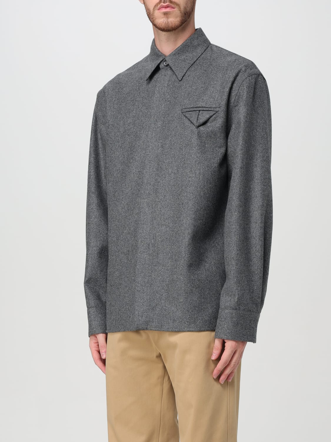 BOTTEGA VENETA SHIRT: Shirt men Bottega Veneta, Grey - Img 3