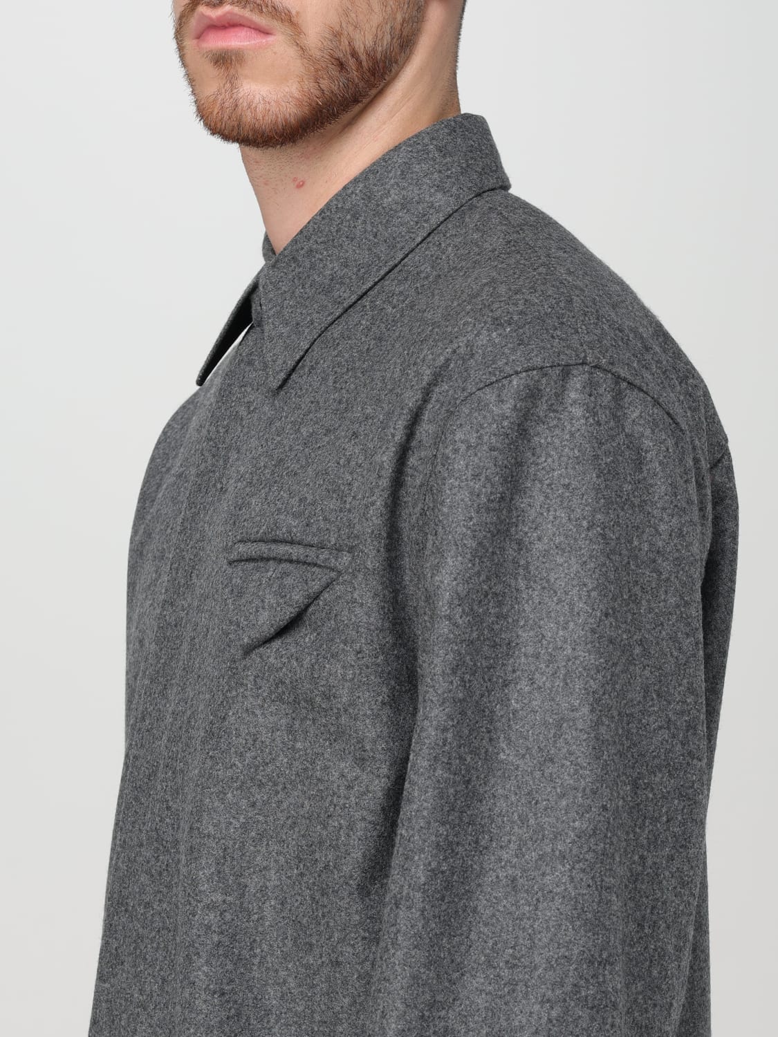 BOTTEGA VENETA SHIRT: Shirt men Bottega Veneta, Grey - Img 4