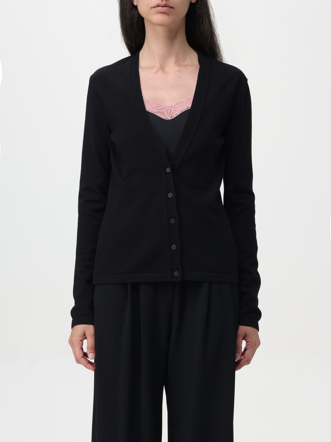 ALBERTA FERRETTI STRICKJACKE: Strickjacke damen Alberta Ferretti, Schwarz - Img 1