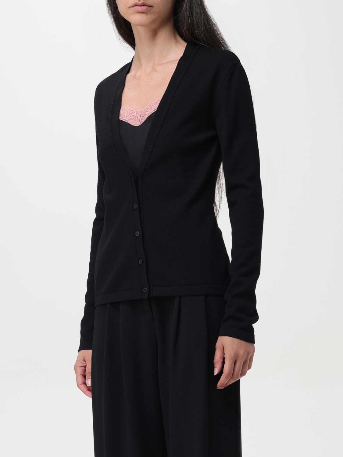 ALBERTA FERRETTI STRICKJACKE: Strickjacke damen Alberta Ferretti, Schwarz - Img 4