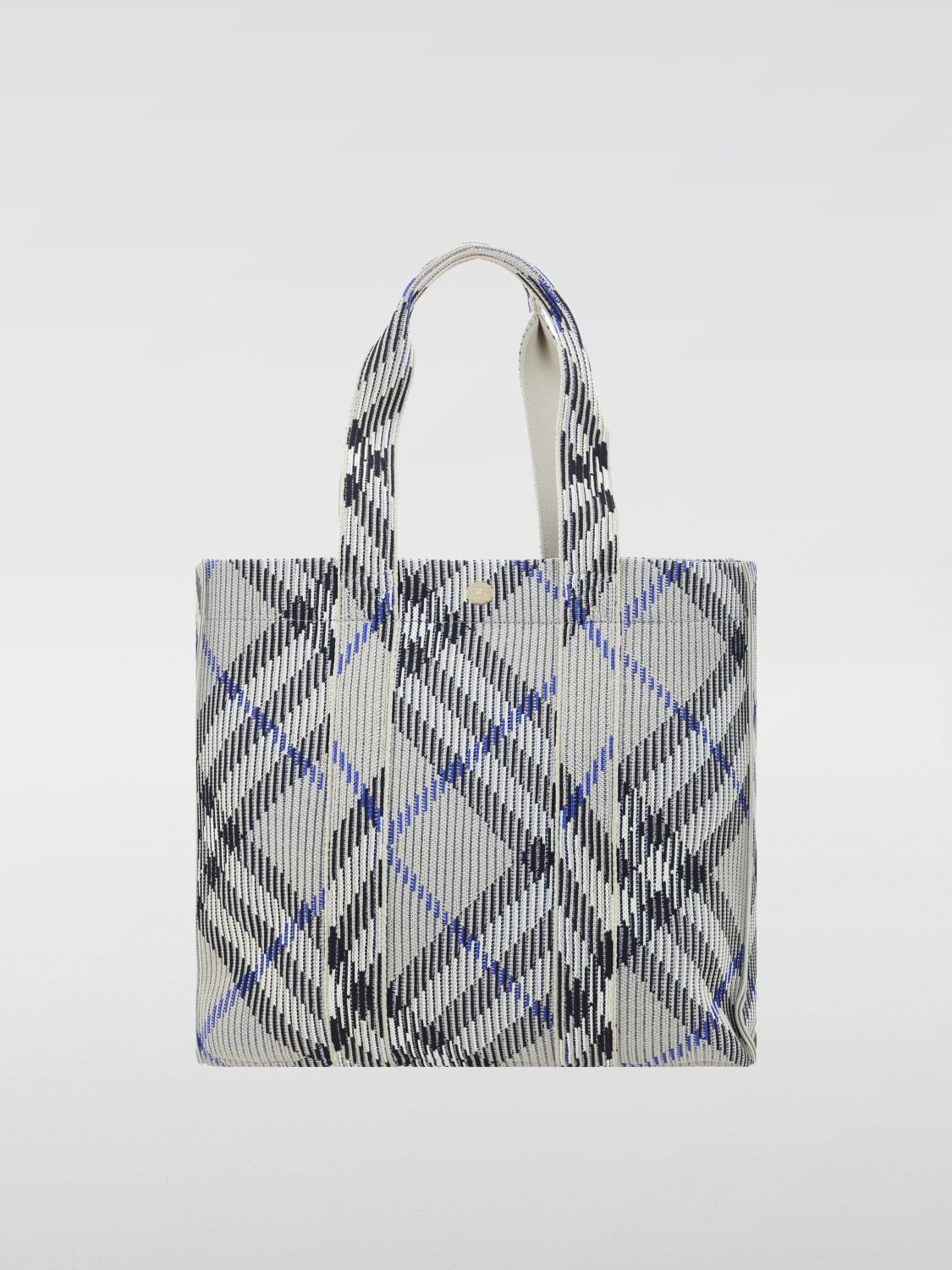 Giglio Borsa Check Burberry in nylon jacquard