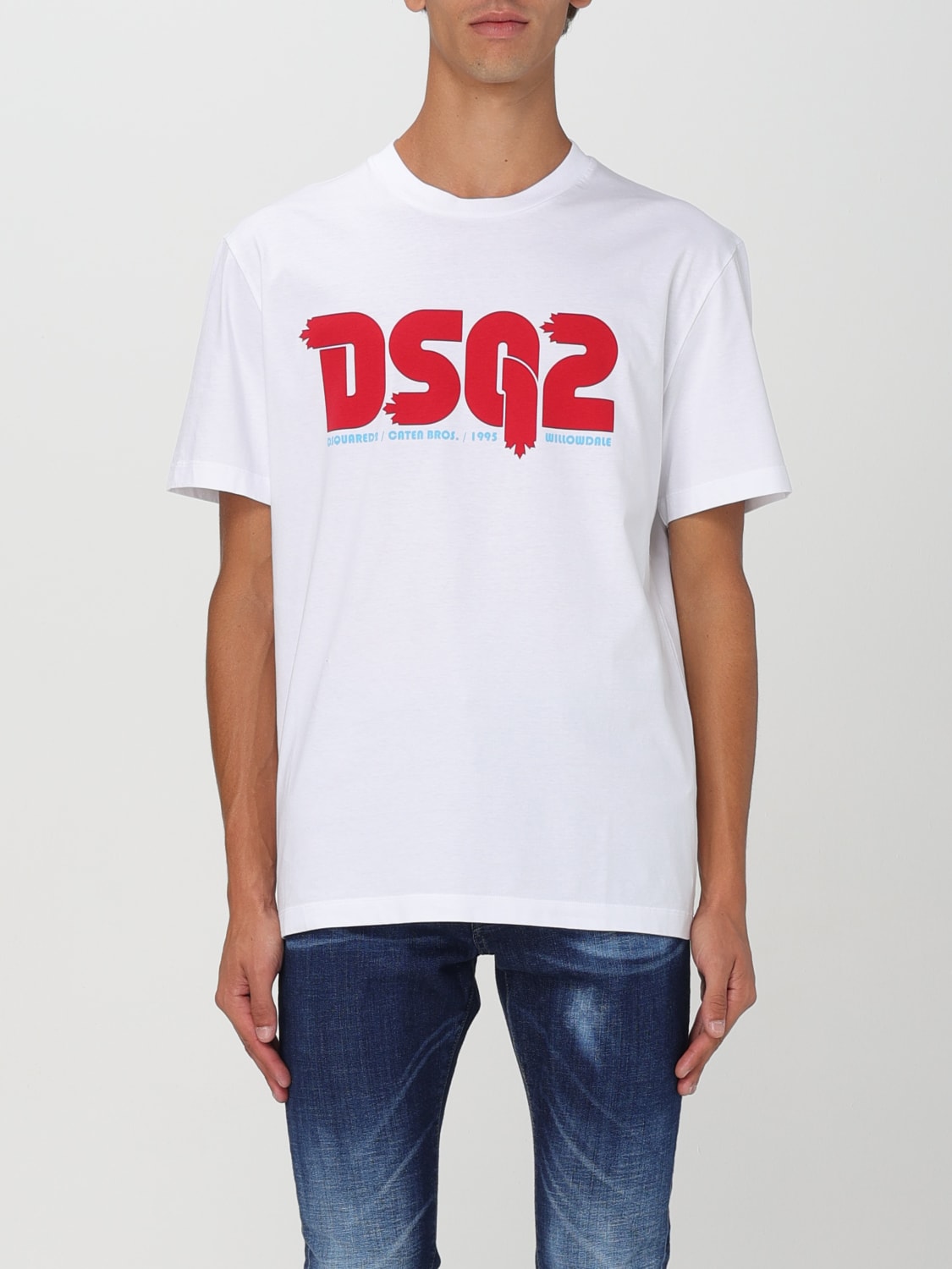 Giglio T-shirt Dsquared2 in cotone con stampa logo