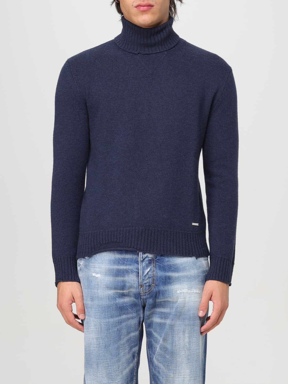 DSQUARED2 SWEATER: Sweater men Dsquared2, Blue - Img 1