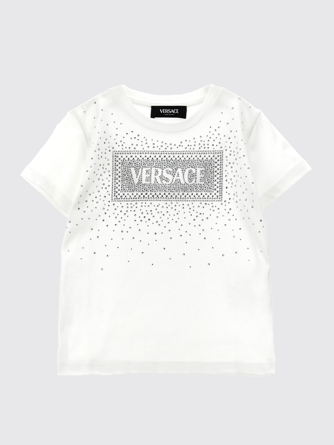 VERSACE T-SHIRT: T-shirt kids Versace, White - Img 1