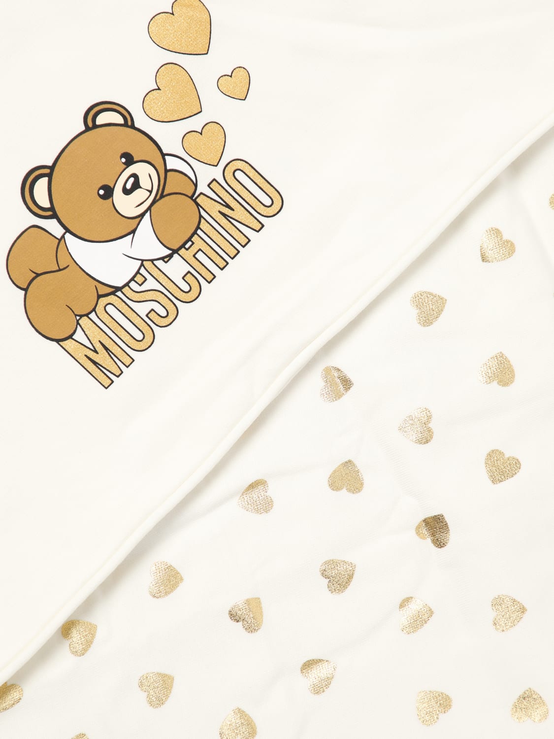 MOSCHINO SHEETS: Sheets kids Moschino, White - Img 2