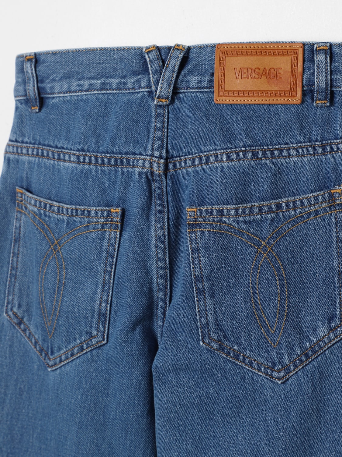 VERSACE JEANS: Jeans kids Versace, Blue - Img 3