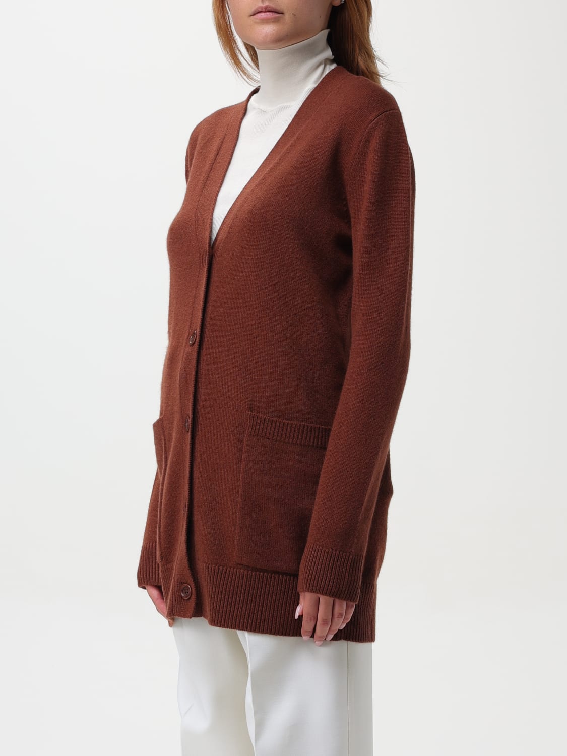 MAX MARA CARDIGAN: Cardigan woman Max Mara, Brown - Img 4