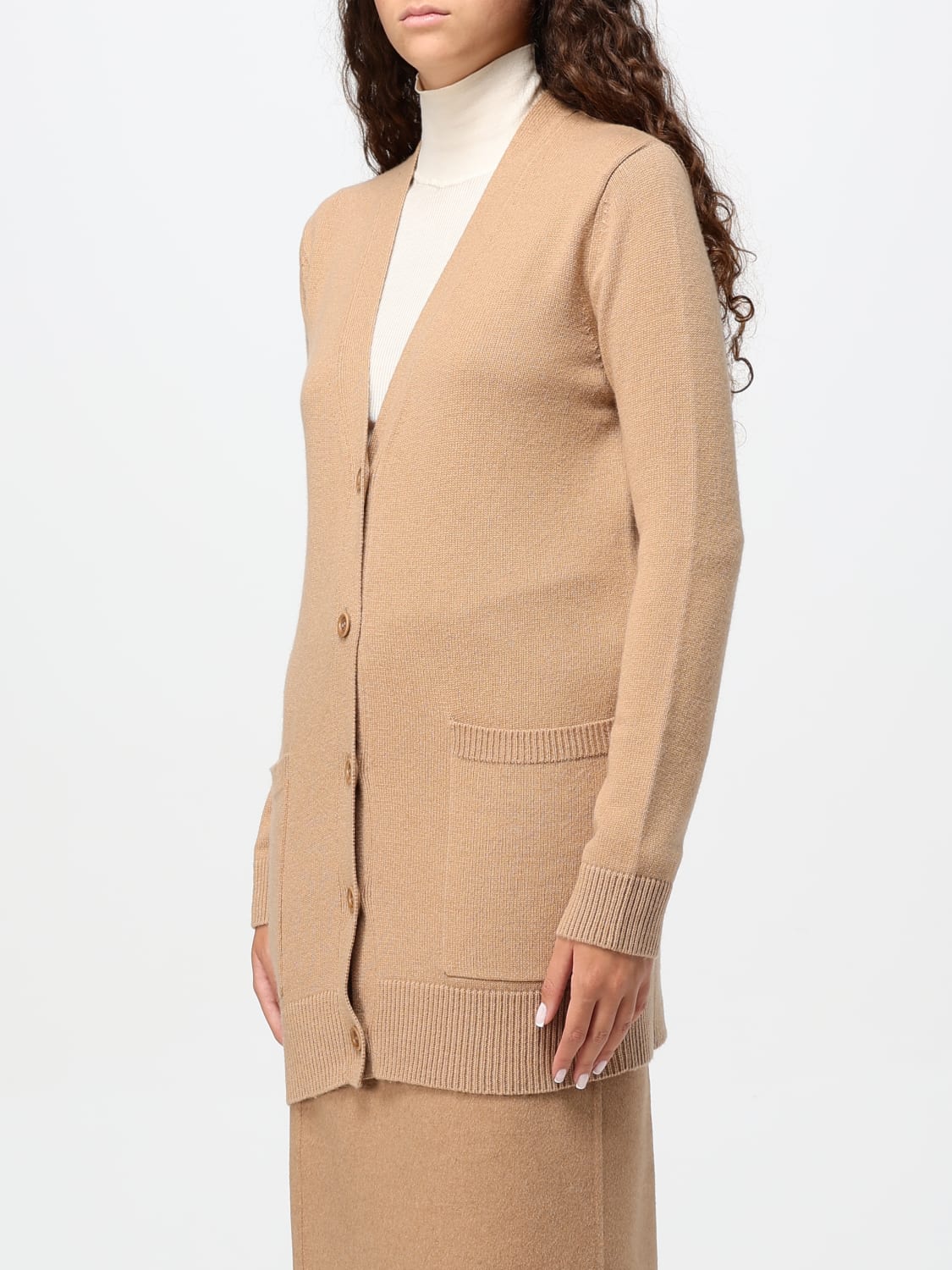 MAX MARA CARDIGAN: Cardigan woman Max Mara, Camel - Img 4