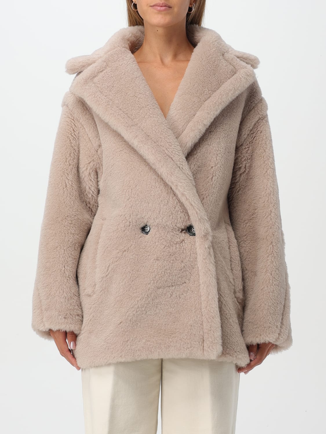 Giglio Cappotto Olga in teddy di misto alpaca Max Mara