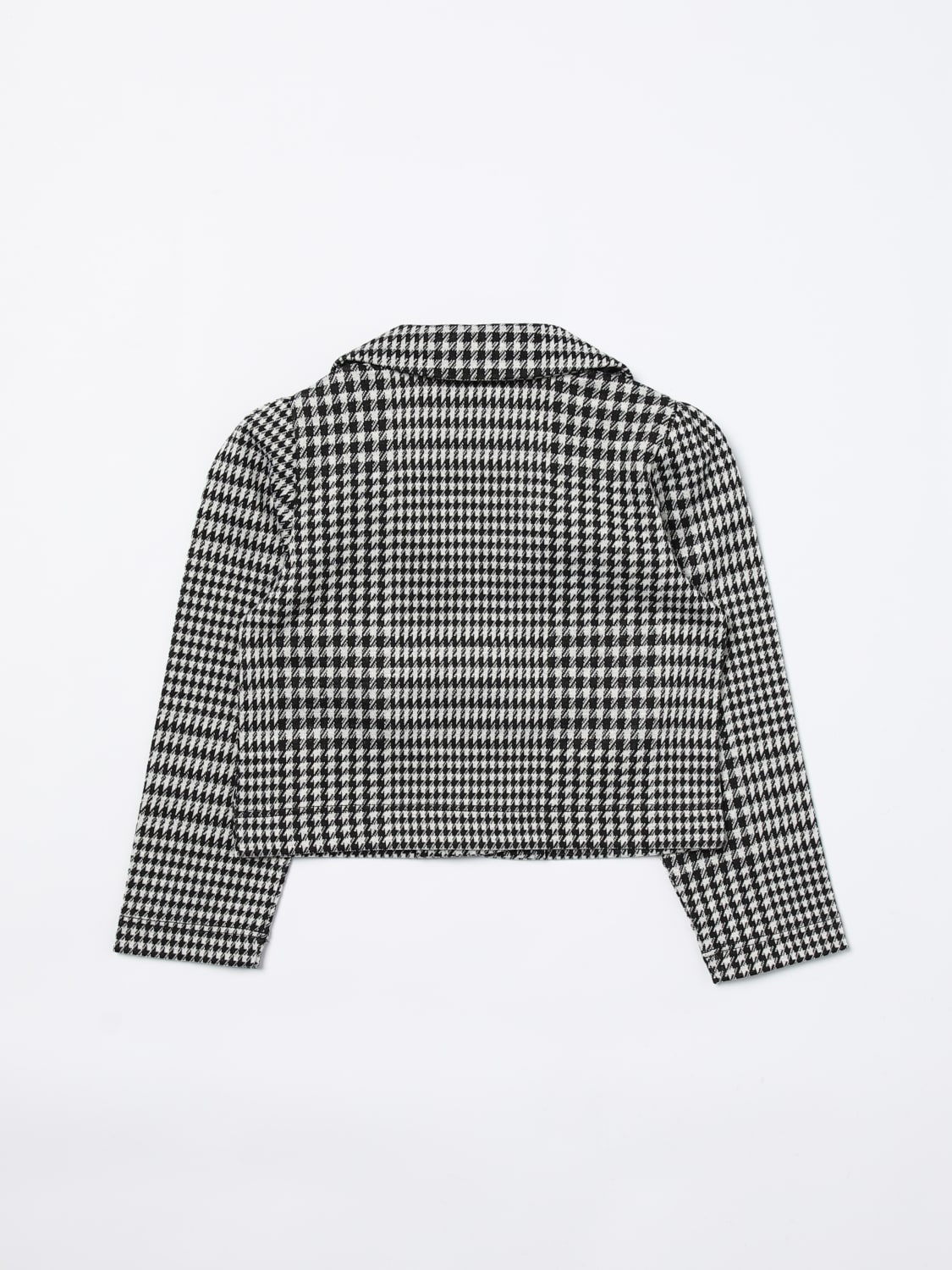 LIU JO BLAZER: Liu Jo viscose houndstooth viscose blend blazer , Black - Img 2