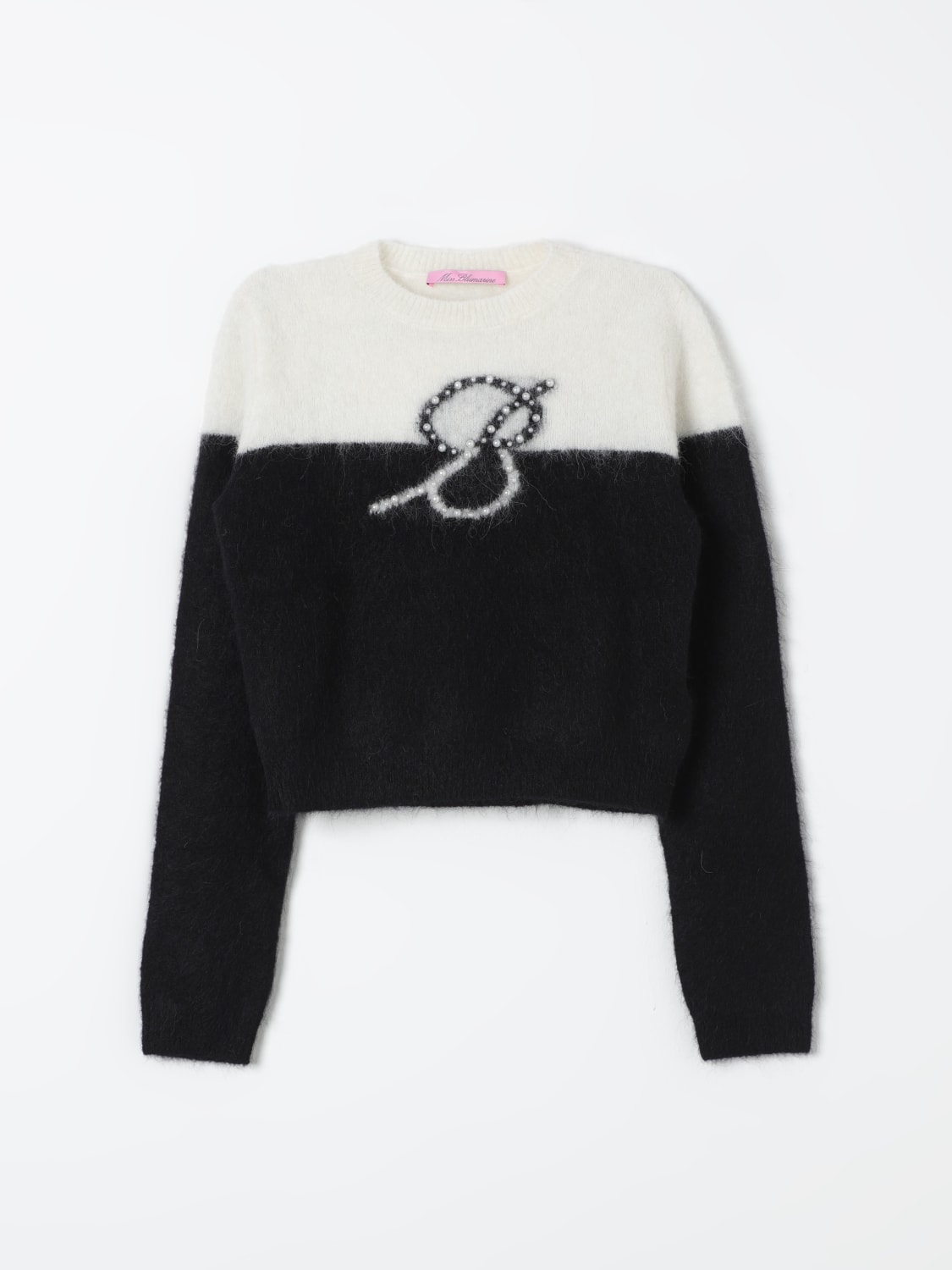 MISS BLUMARINE SWEATER: Sweater kids Miss Blumarine, Black - Img 1