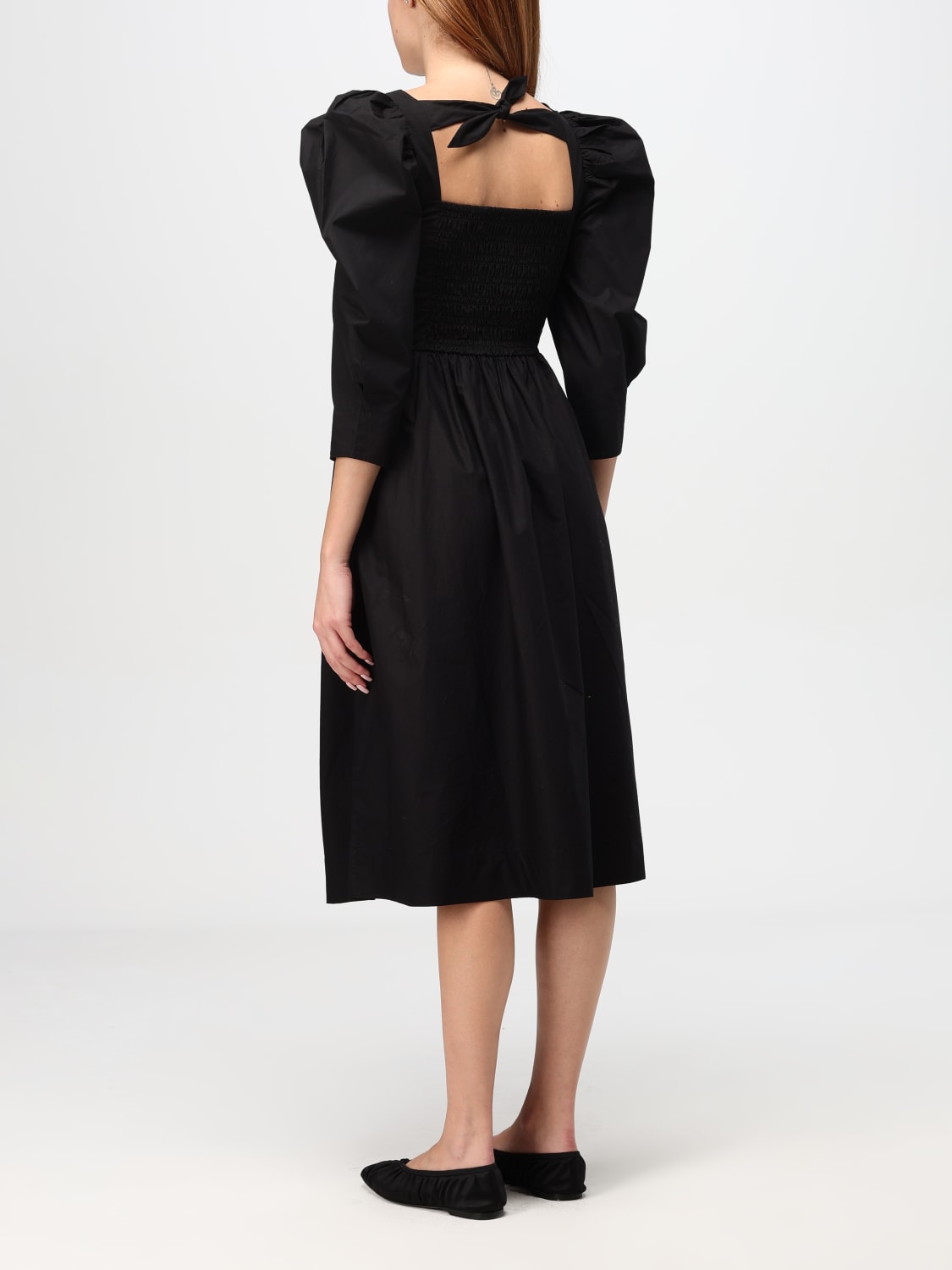 GANNI DRESS: Dress woman Ganni, Black - Img 2