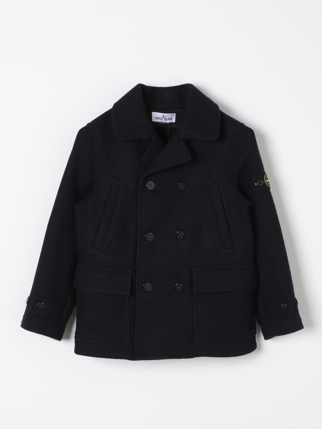 STONE ISLAND JUNIOR：コート ボーイ - ブルー | GIGLIO.COMオンラインのStone Island Junior コート  811641036