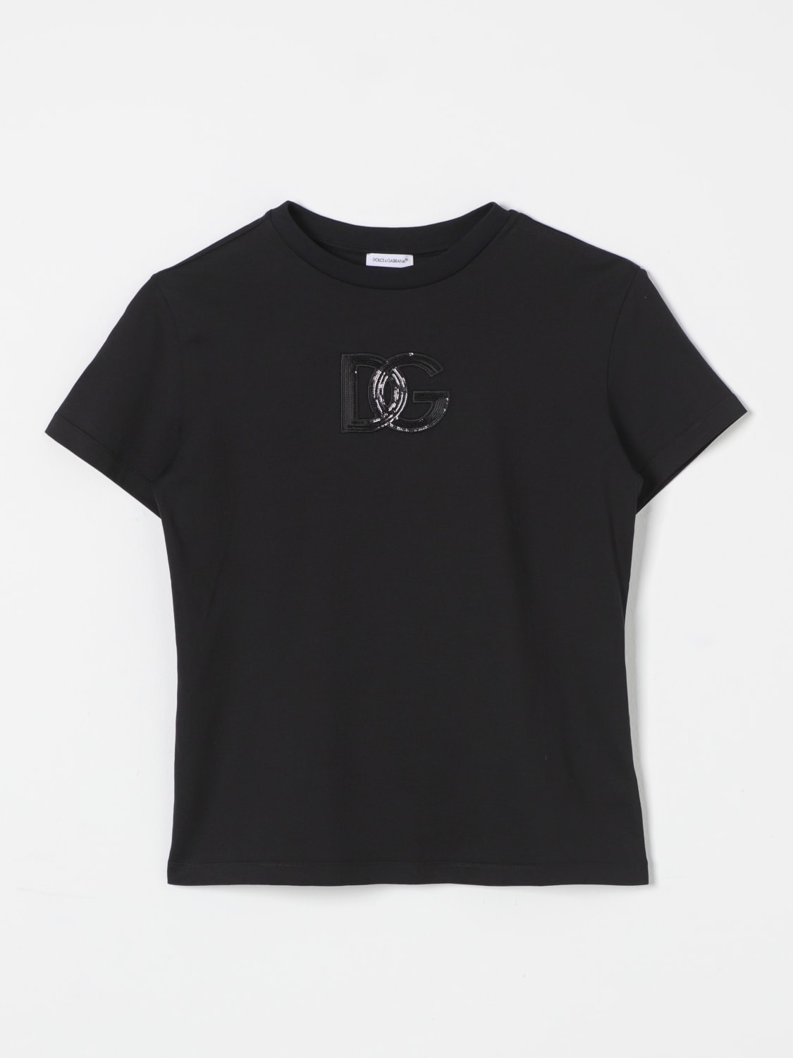 DOLCE & GABBANA Tシャツ: Tシャツ ボーイ Dolce & Gabbana, ブラック - Img 1