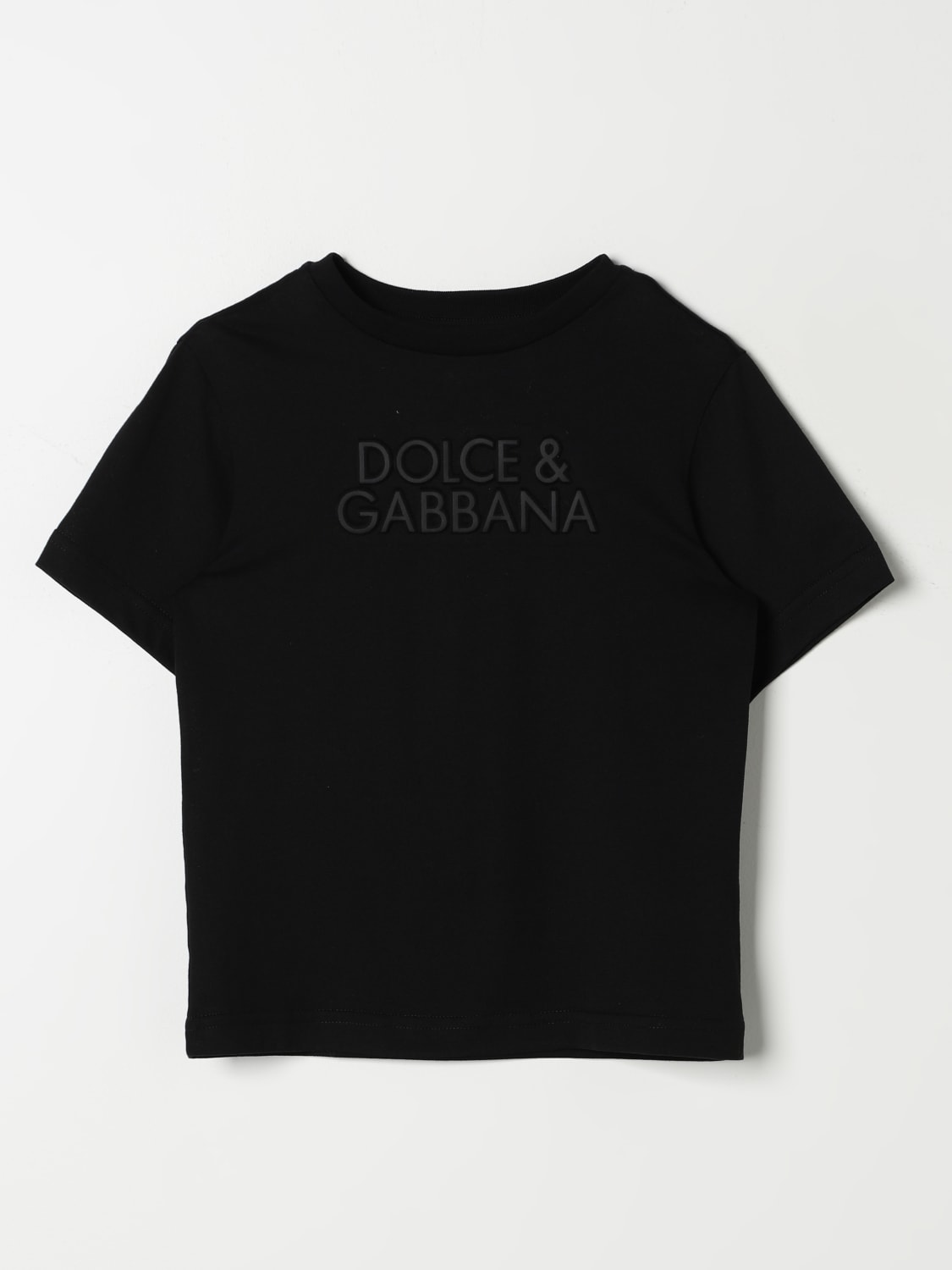 DOLCE & GABBANA 티셔츠: 티셔츠 남아 Dolce & Gabbana, 블랙 - Img 1