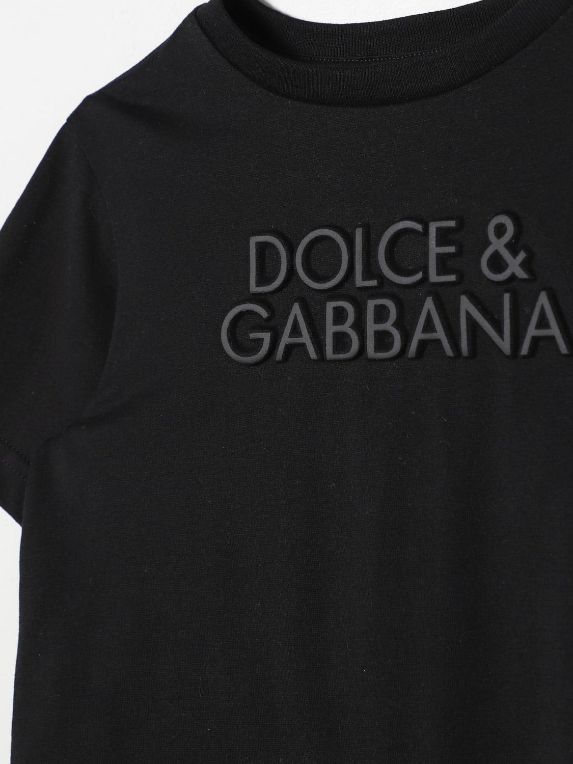 DOLCE & GABBANA 티셔츠: 티셔츠 남아 Dolce & Gabbana, 블랙 - Img 3