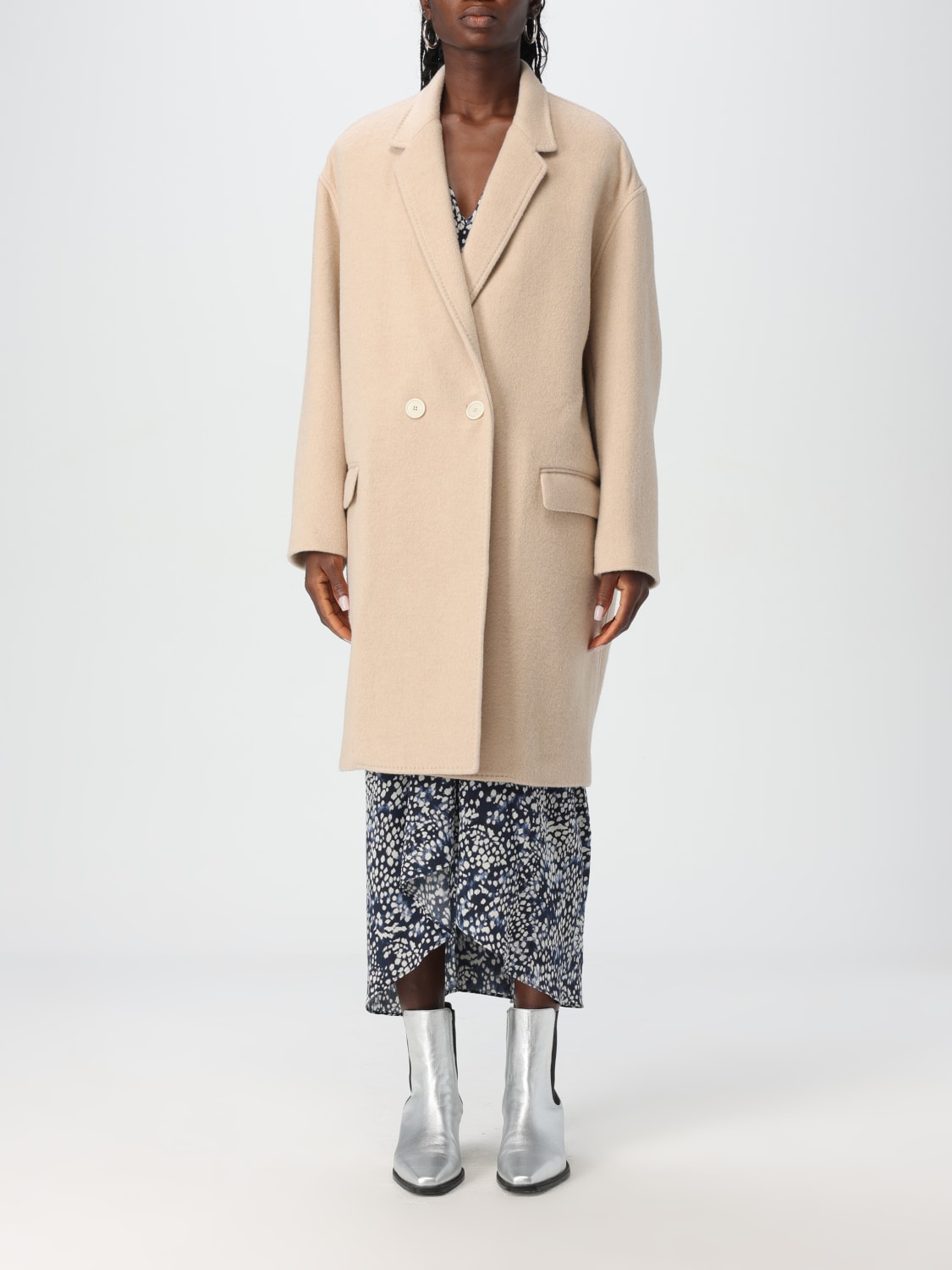 ISABEL MARANT COAT: Coat woman Isabel Marant, Beige - Img 1