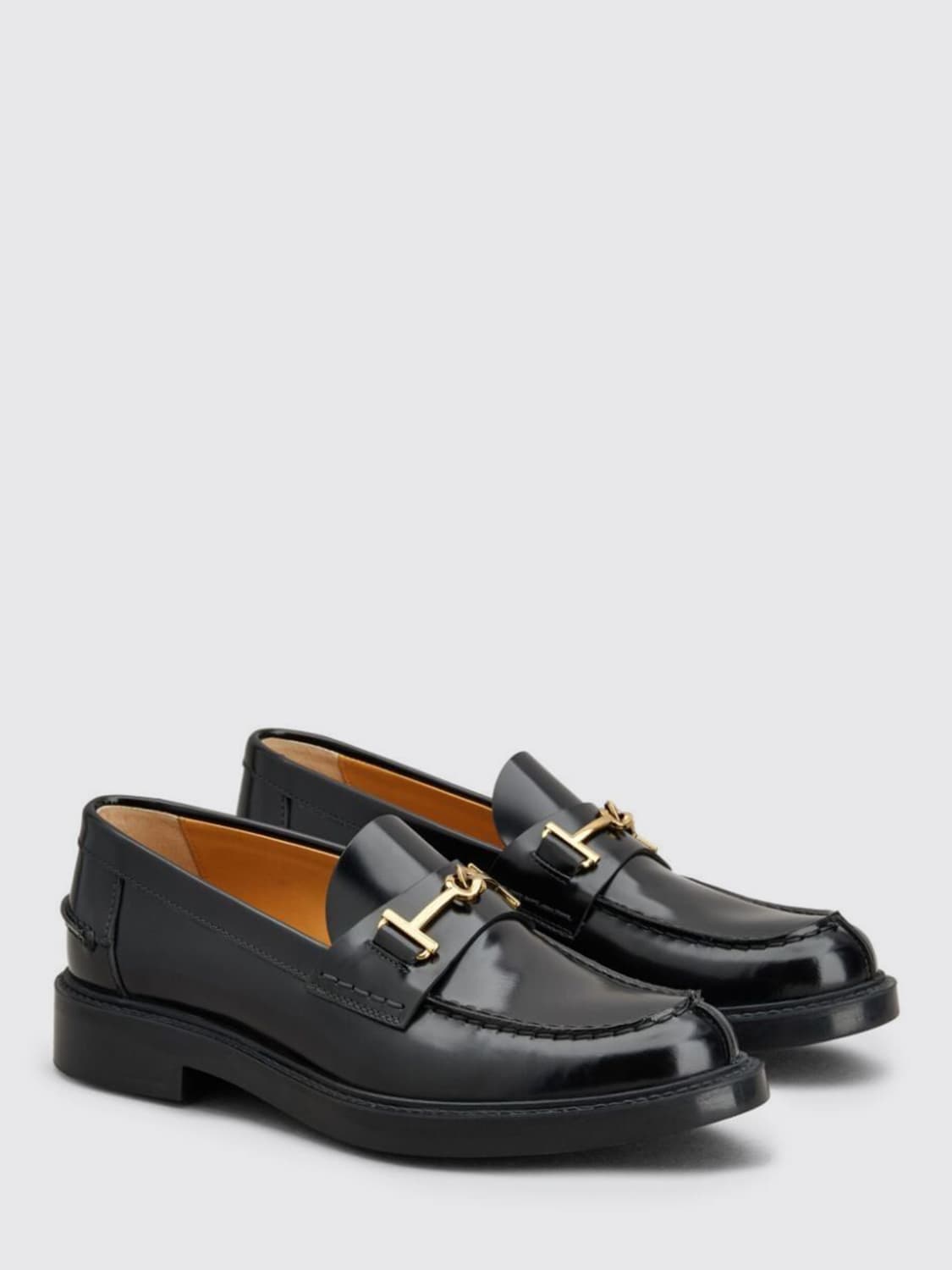 TOD'S MOCASSINI: Mocassino Tod's in pelle spazzolata , Nero - Img 2