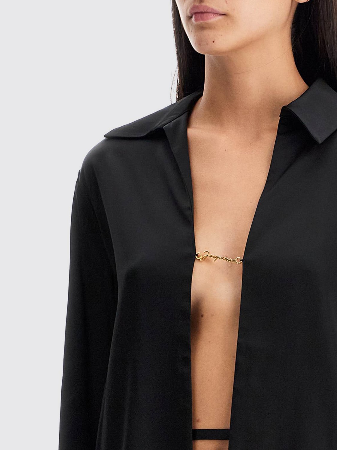 JACQUEMUS SHIRT: Shirt woman Jacquemus, Black - Img 3