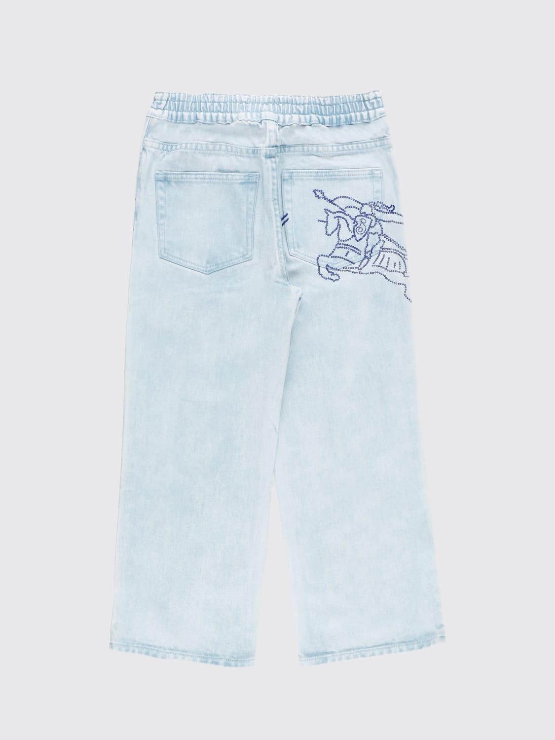 BURBERRY JEANS: Jeans kinder Burberry, Blau - Img 2