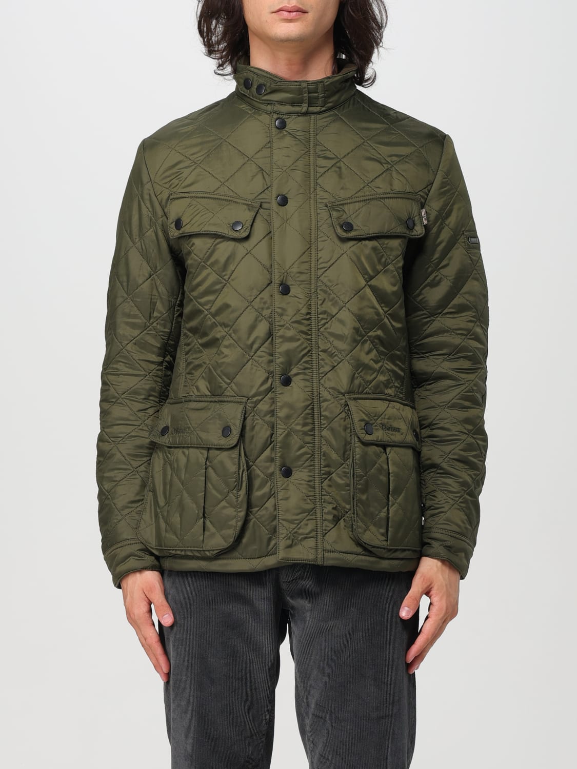 Giglio Giacca Barbour in nylon trapuntato