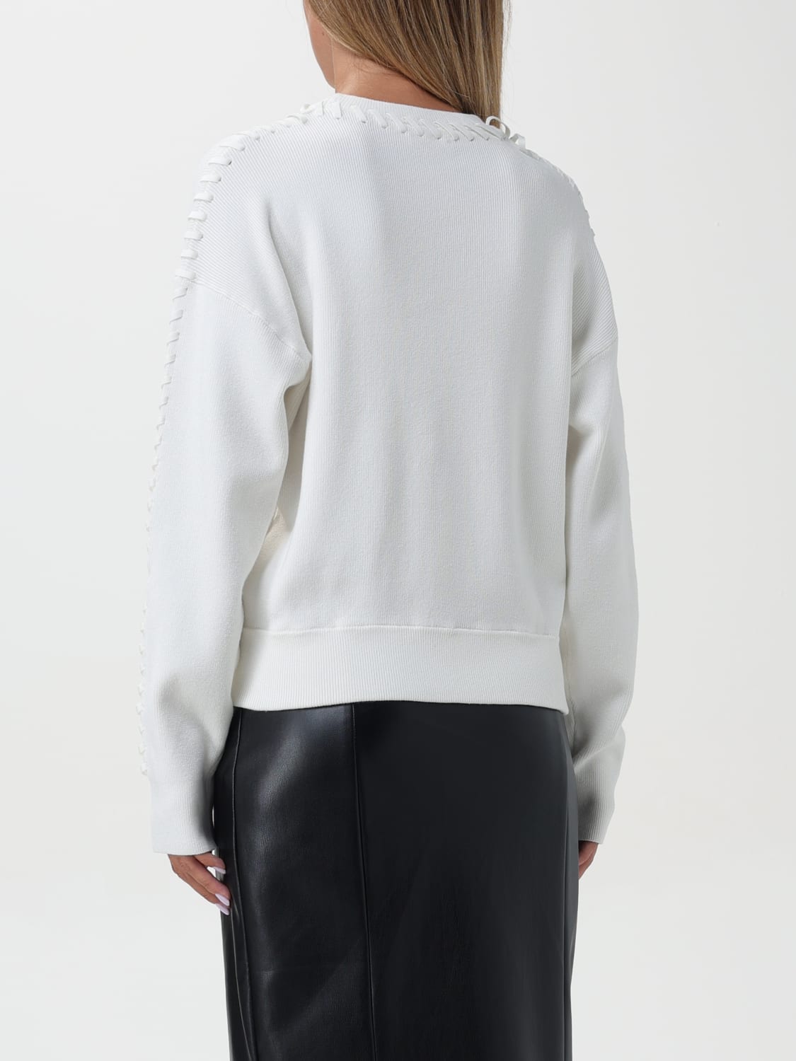 PATRIZIA PEPE SWEATER: Sweater woman Patrizia Pepe, White - Img 2