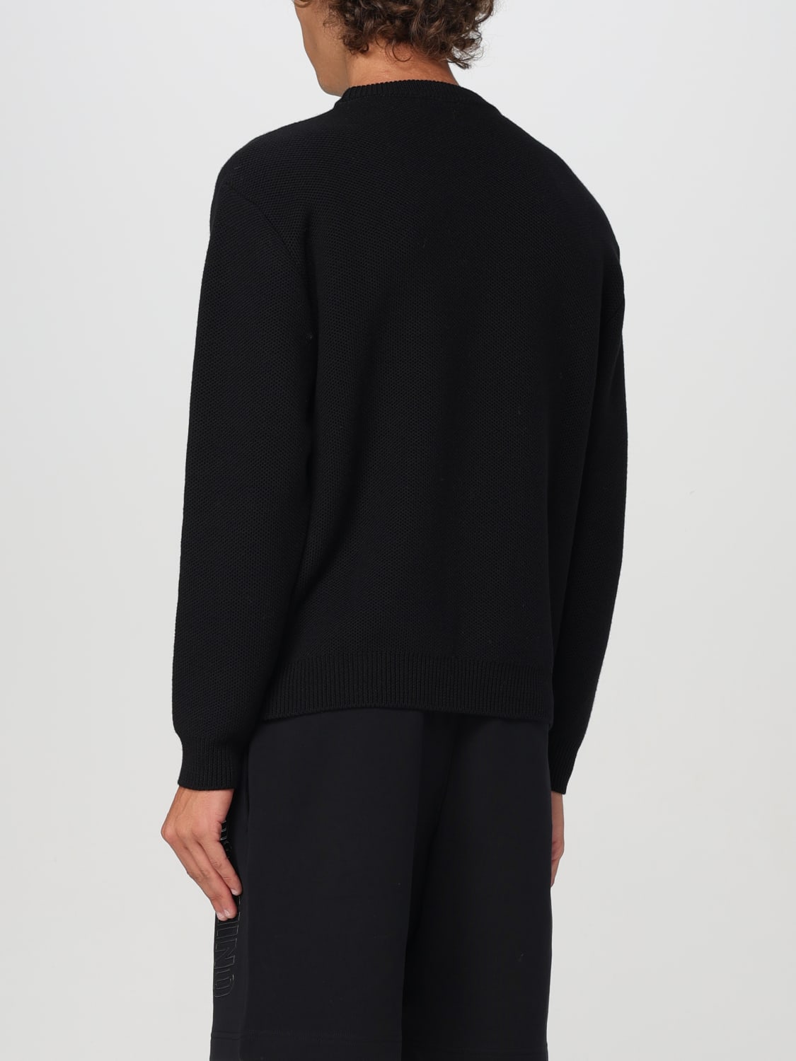 MOSCHINO COUTURE PULL: Pull homme Moschino Couture, Noir - Img 2