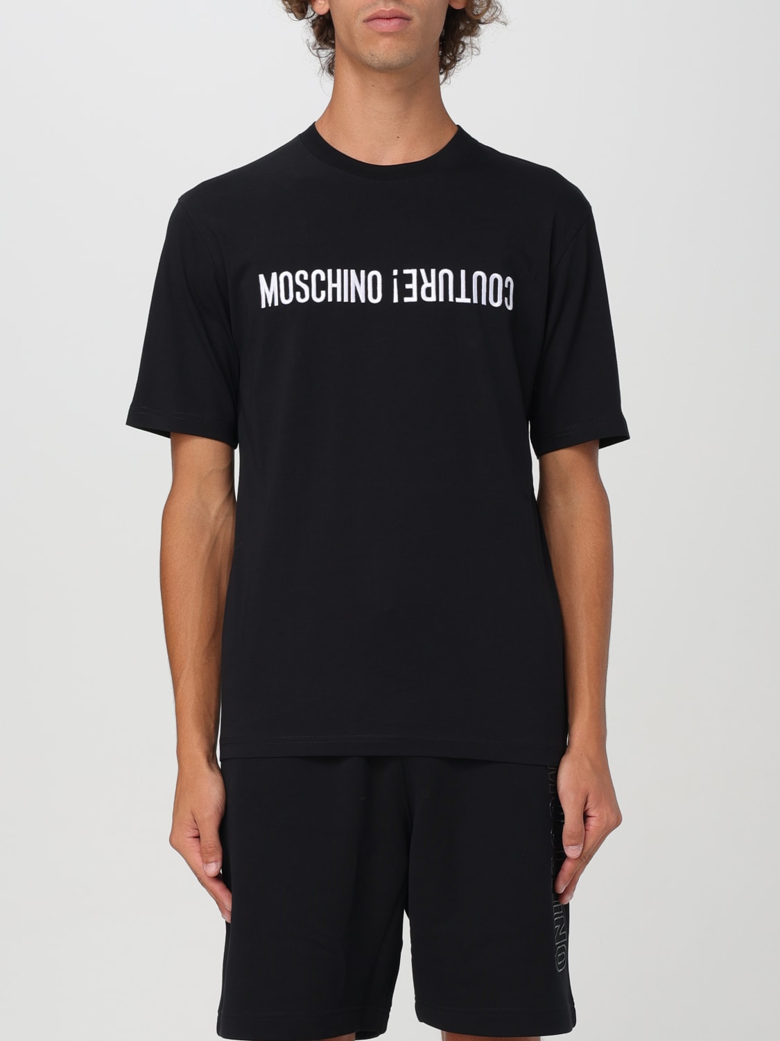 MOSCHINO COUTURE Tシャツ: Tシャツ メンズ Moschino Couture, ブラック - Img 1